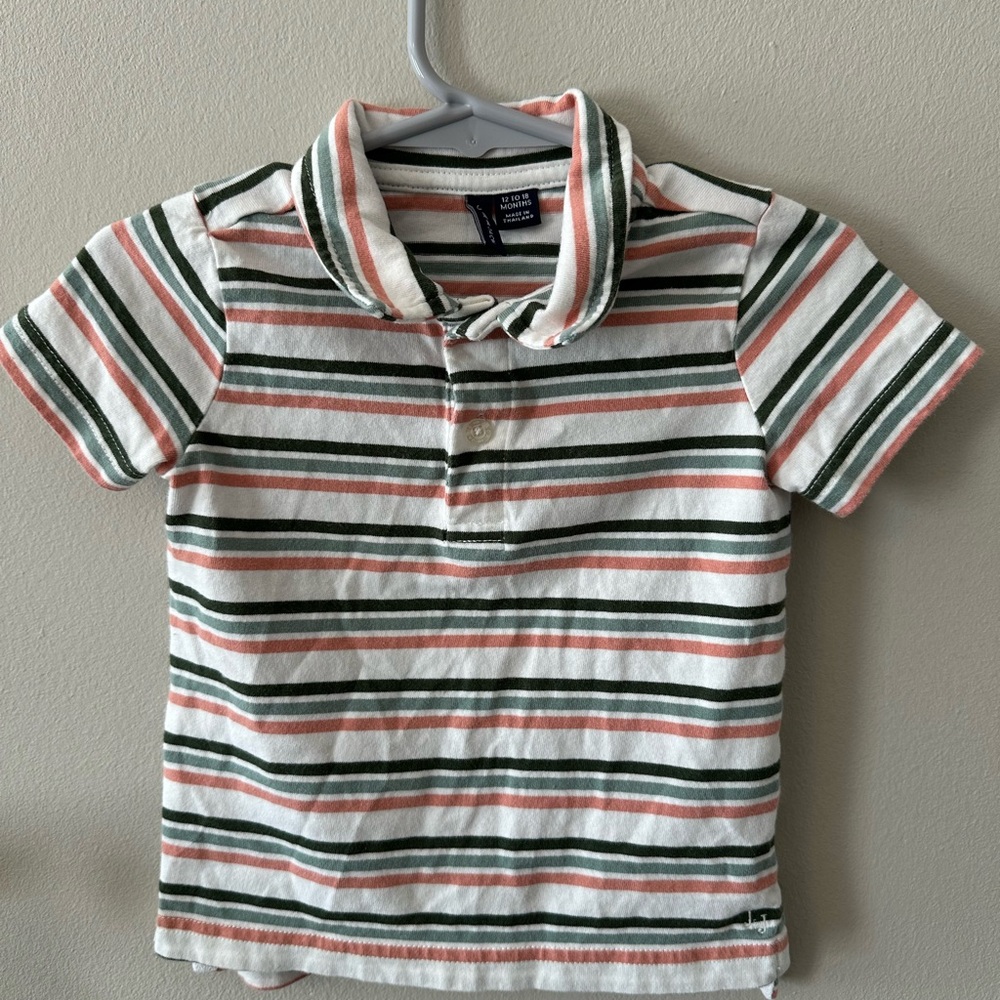 Striped Kids Polo Shirt